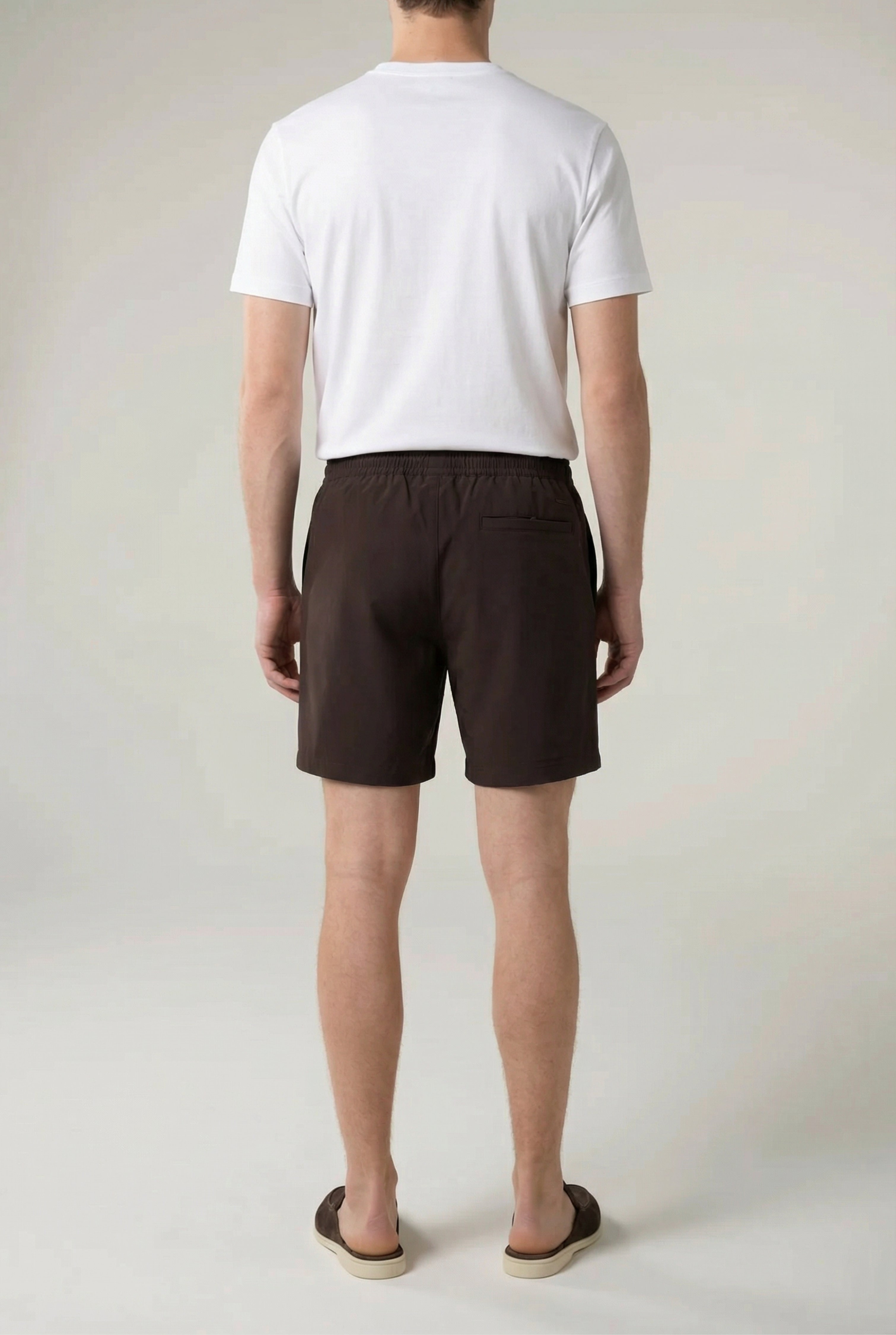 Portofino nylonbadeshorts burgundrød