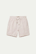 Amalfi badeshorts sand/hvid stribe