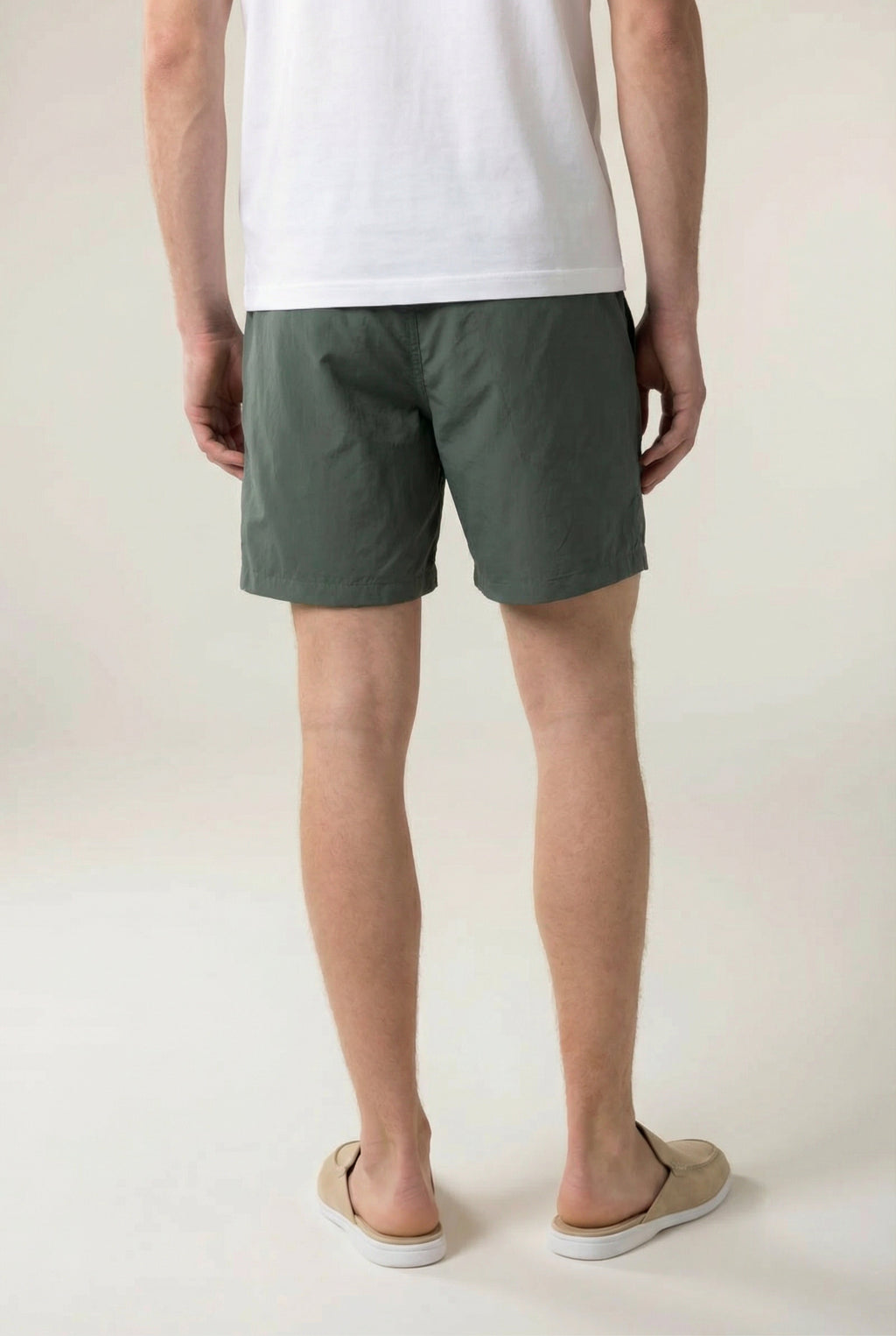 Portofino nylon svømmeshorts sagegrøn
