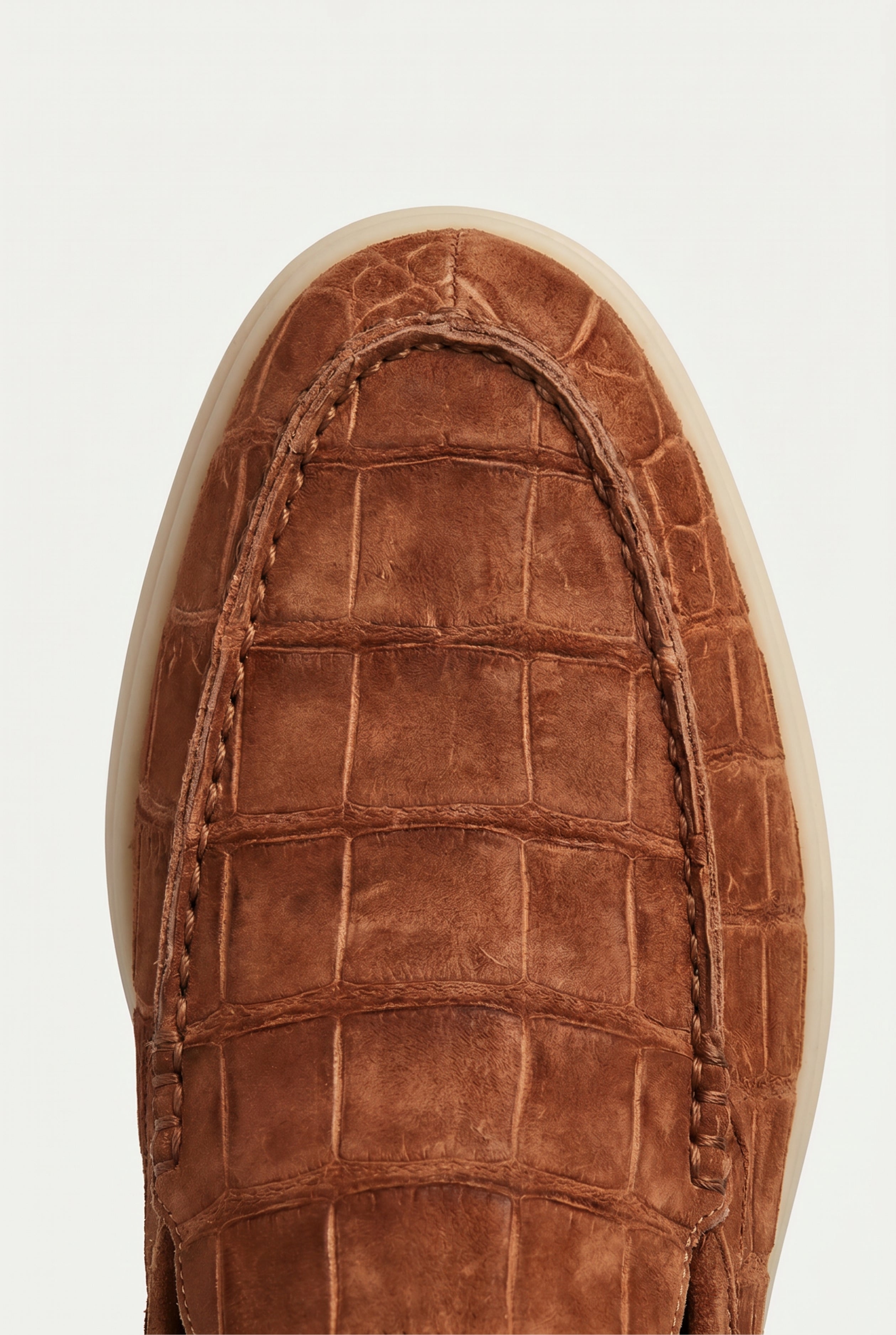Yacht Mule nubuck krokodillebrun