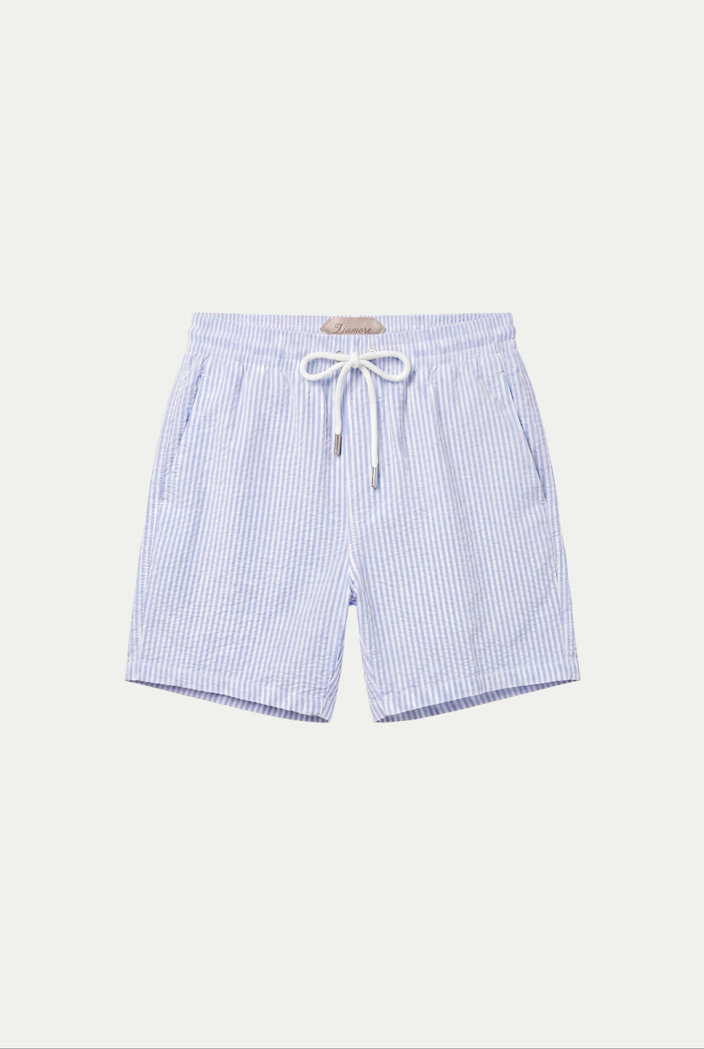 Amalfi badeshorts blå/hvid stribet