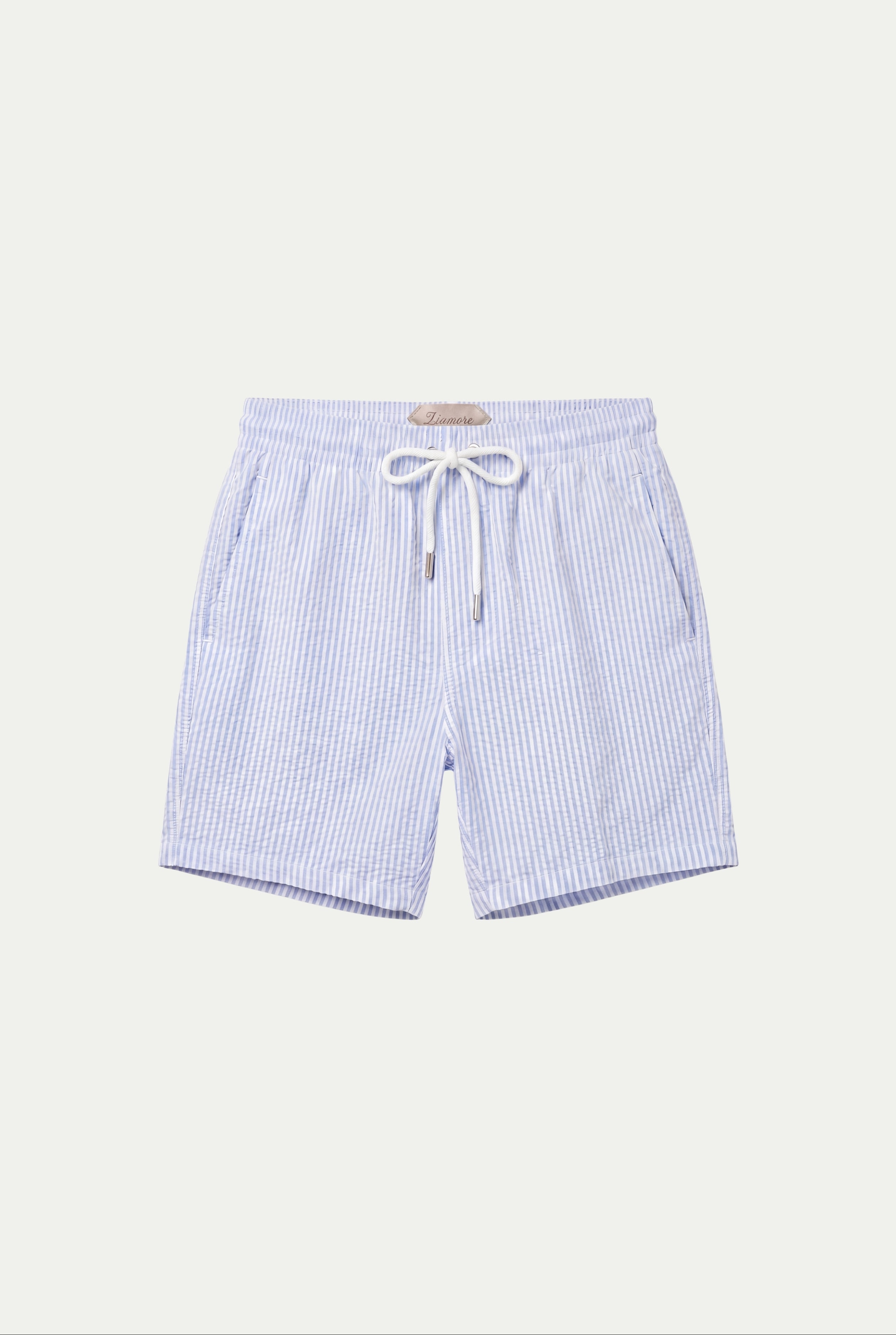 Amalfi badeshorts blå/hvid stribet
