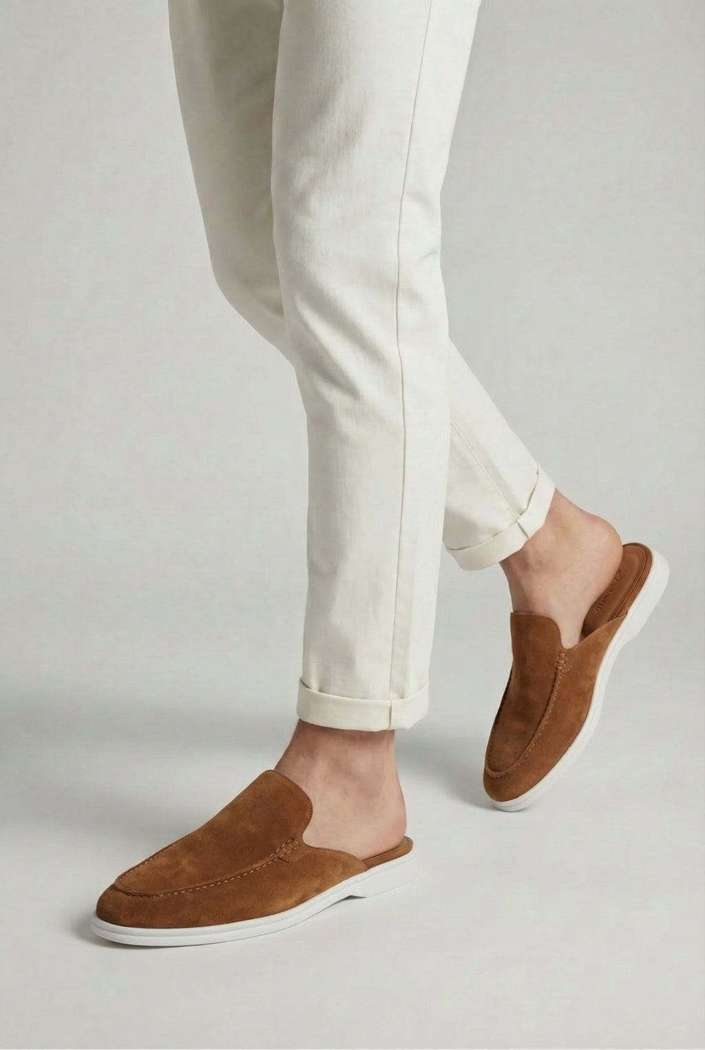 Yacht Suede Mule Brun