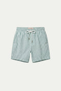 Amalfi Badeshorts Grøn-hvid-stribet