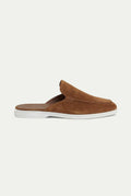 Yacht Suede Mule Brun