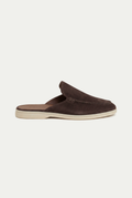 Yacht ruskind mule brun