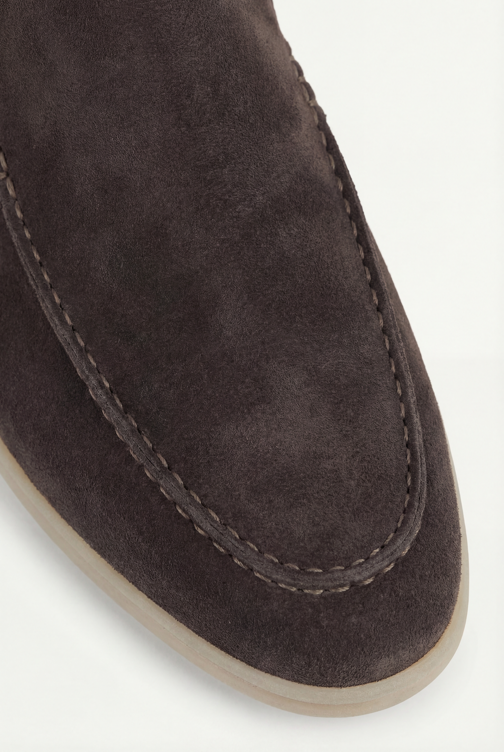 Yacht ruskind mule brun