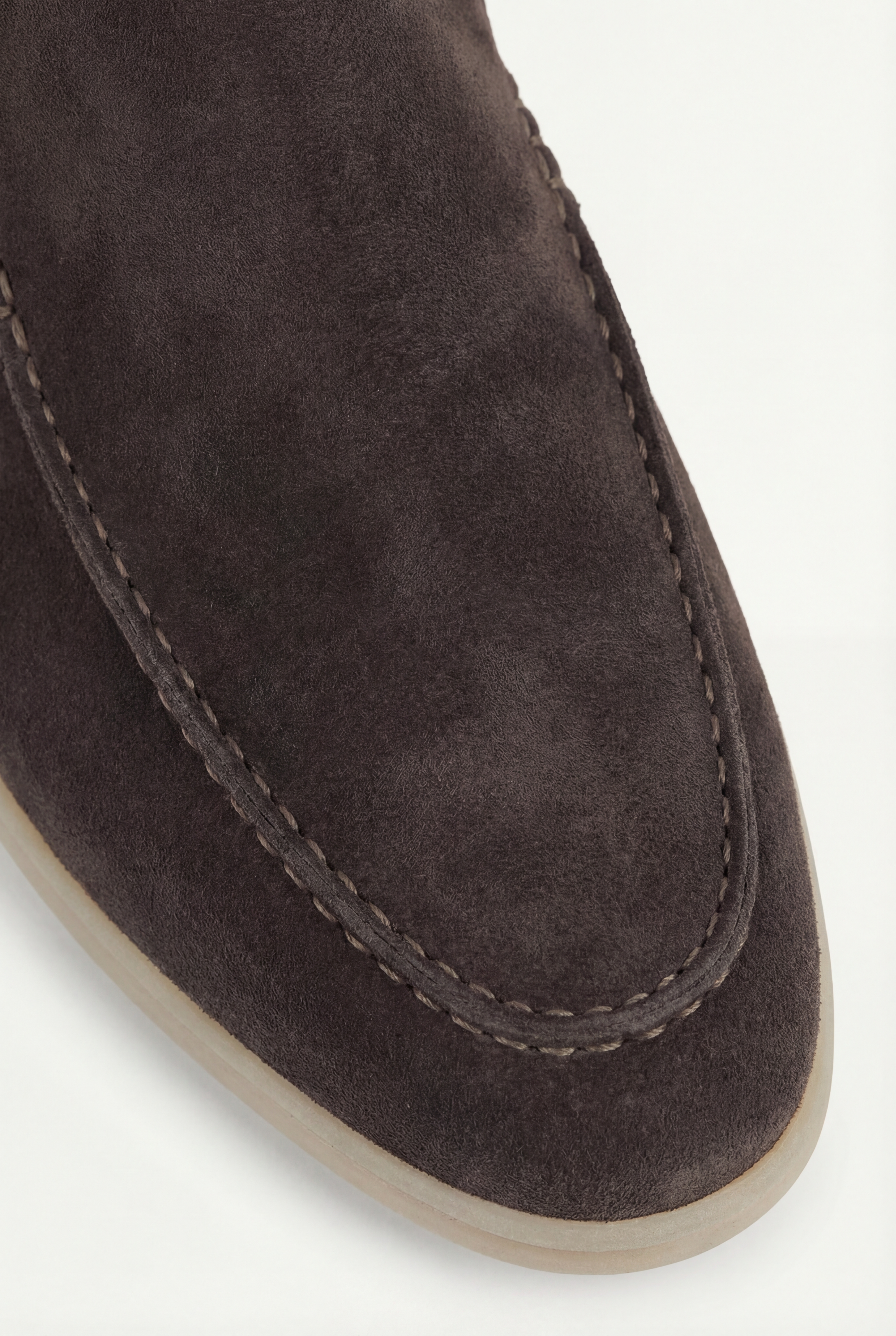 Yacht ruskind mule brun
