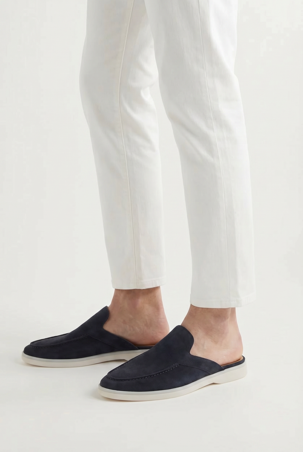 Yacht Suede Mule V2 Marineblå