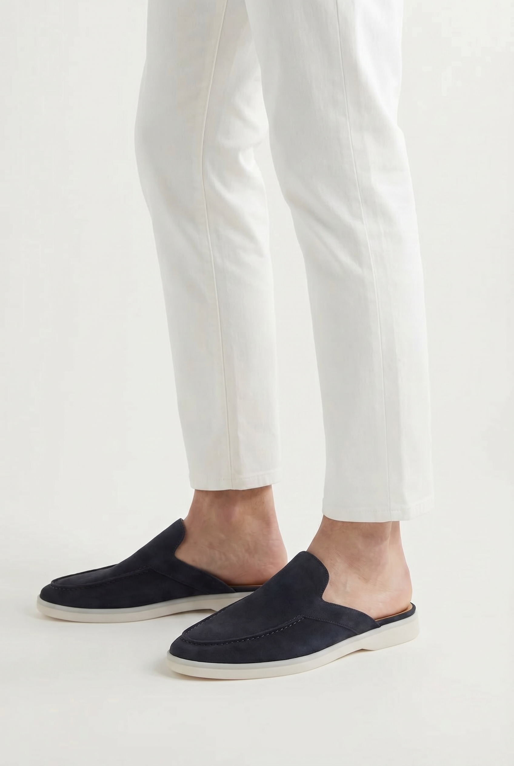 Yacht Suede Mule V2 Marineblå