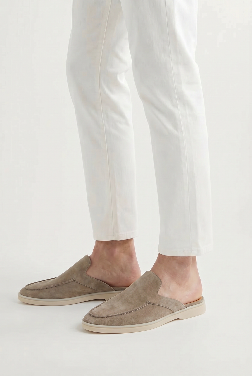 Yacht Ruskind Mule V2 Stenfarvet