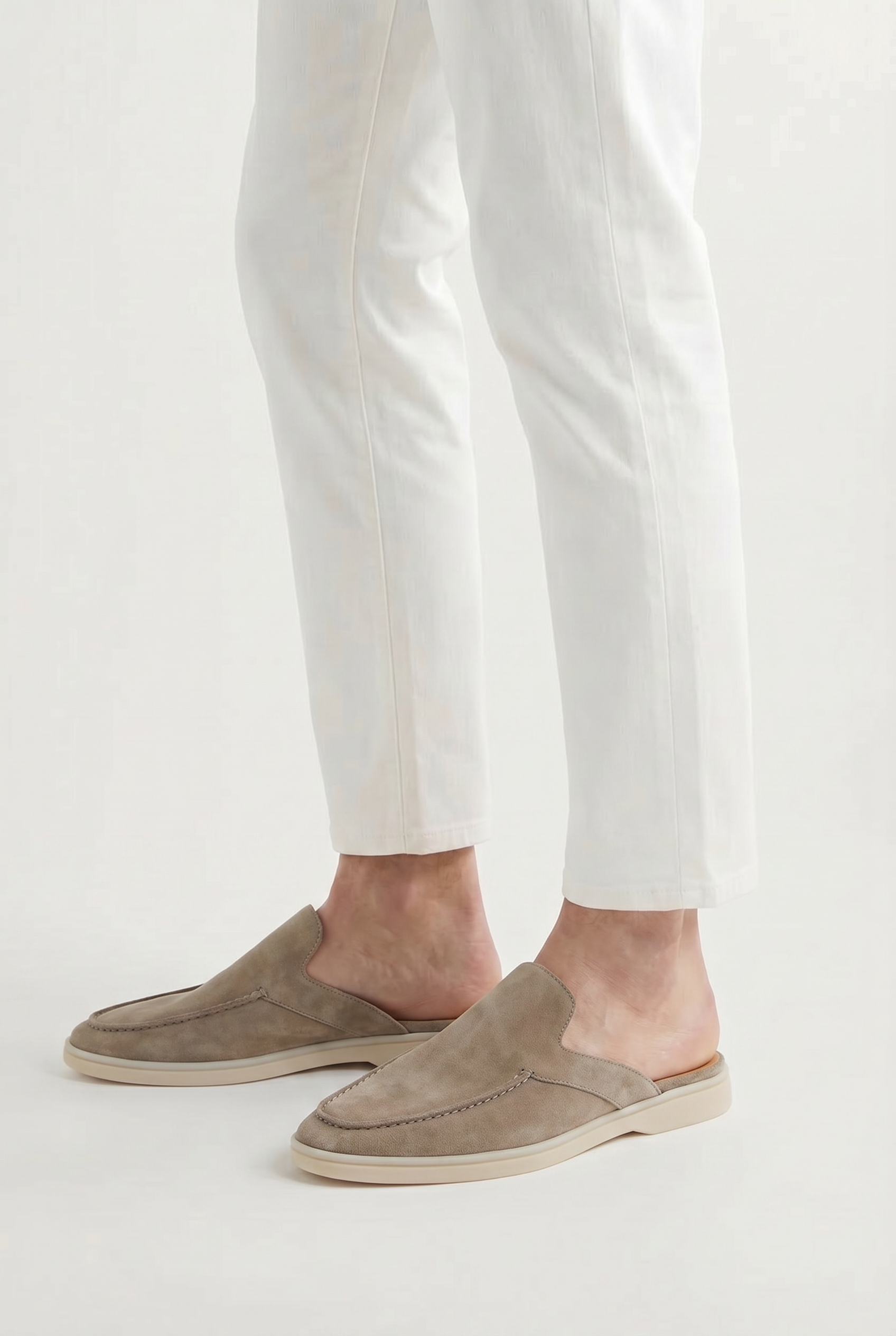 Yacht Ruskind Mule V2 Stenfarvet