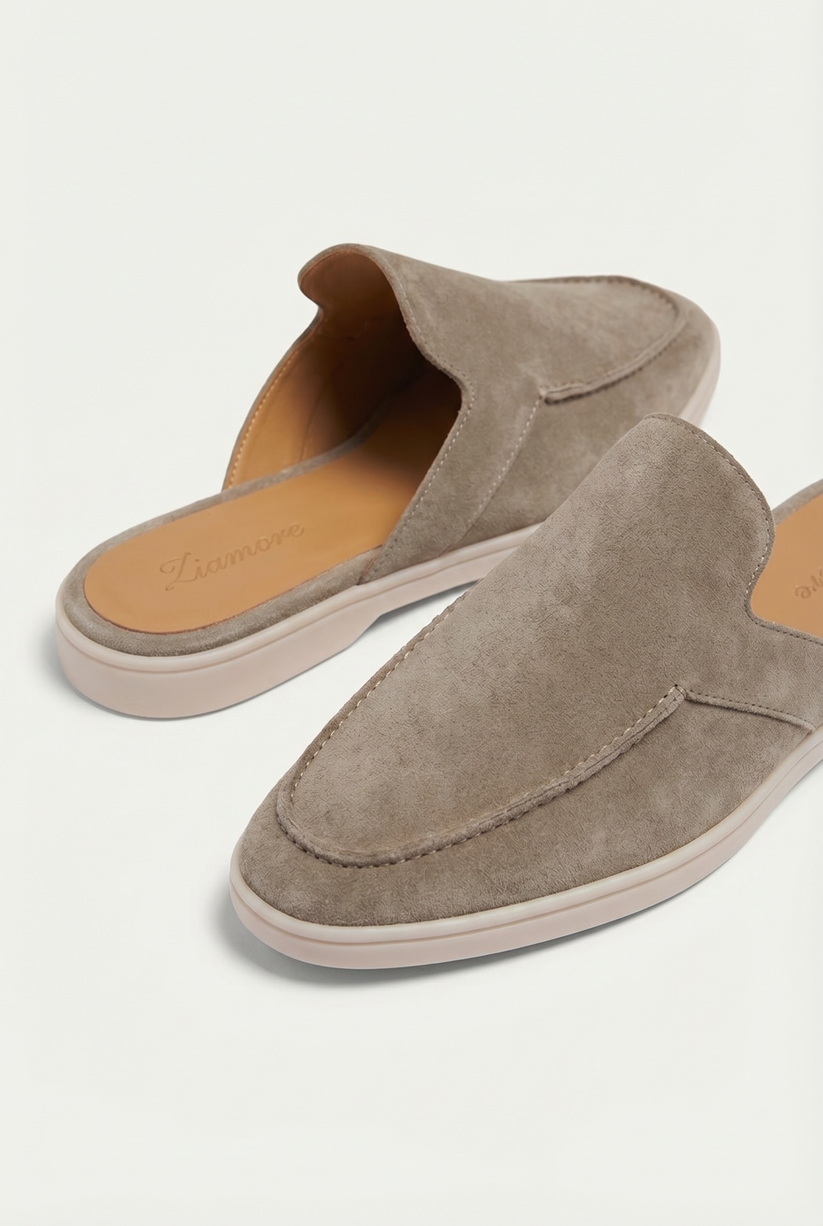Yacht Ruskind Mule V2 Stenfarvet